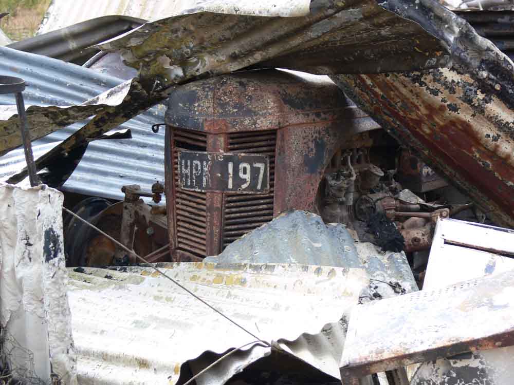 My Grandfather's TEA, cremated during the 2009 bushfires.